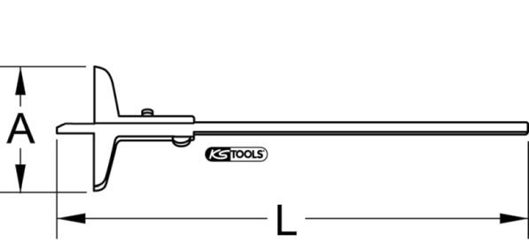 KS TOOLS Työntötulkki 300.0572